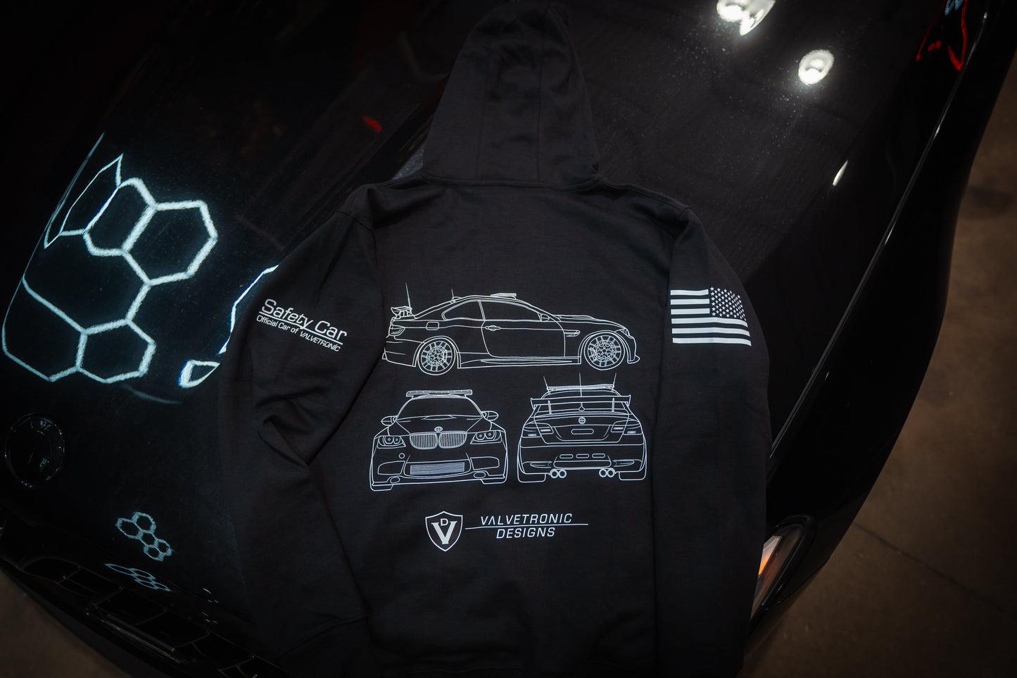 Valvetronic Safety Car Graphic Hoodie