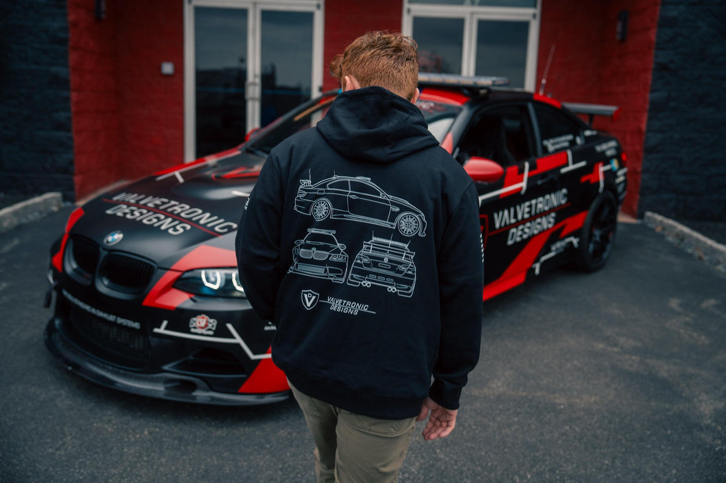 Valvetronic Safety Car Graphic Hoodie
